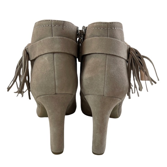 Franco Sarto Harrah Suede Tassel Ankle Boots Size 11M - Picture 6 of 15